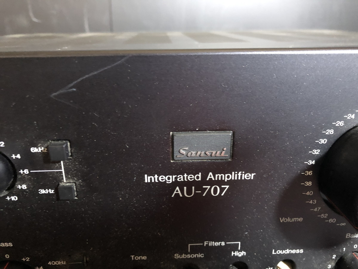 H12-83 SANSUI 山水 サンスイ AU-707 プリメインアンプ 音響機器 オーディオ *動作未確認
