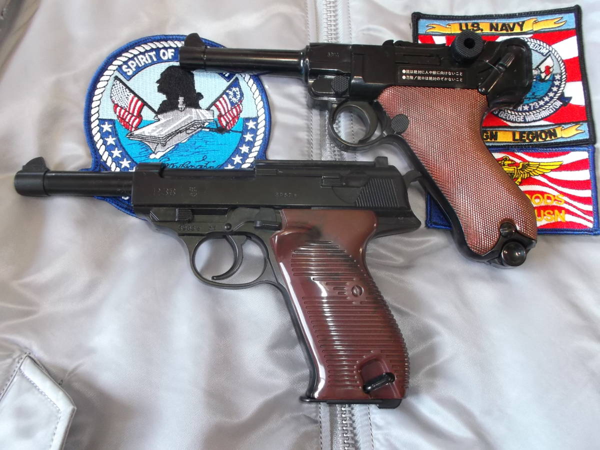 東京マルイ ルガーp08 ワルサーp38 コルト ガバメント デザート イーグル M92f 5丁 エアーコッキング １円スタート エアガン 売買されたオークション情報 Yahooの商品情報をアーカイブ公開 オークファン Aucfan Com