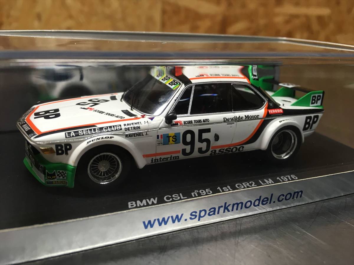 SPARK 1/43 BMW CSL 95 1st GR2 LM 1976 【公式通販】