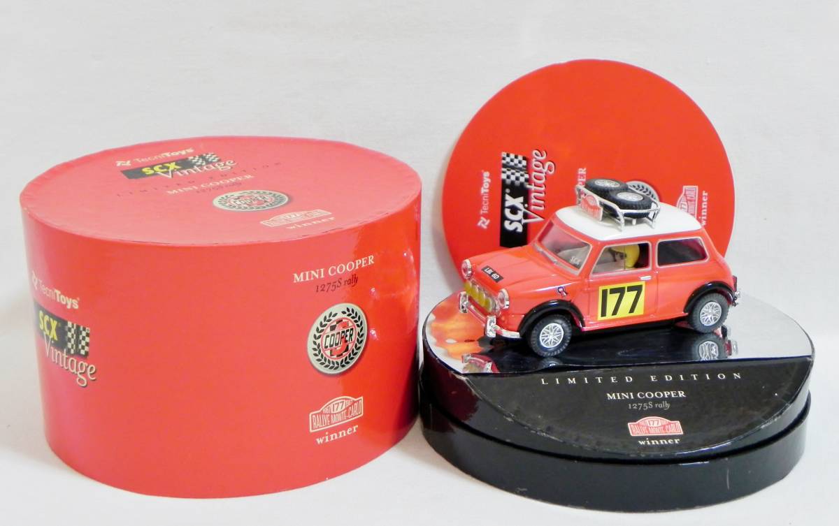 SCX 1/32 ミニクーパー 1275S ラリー 1967 モンテカルロラリー 優勝車