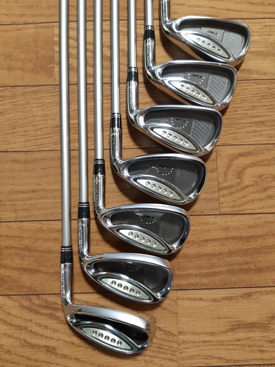 人気SALE，豊富な TaylorMade テーラーメイド rac cgb レディースアイアン7本 FLEX-L 良品 191222(アイアン)｜売買されたオークション情報、yahooの商品情報をアーカイブ公開 - オークファン 女性右きき用