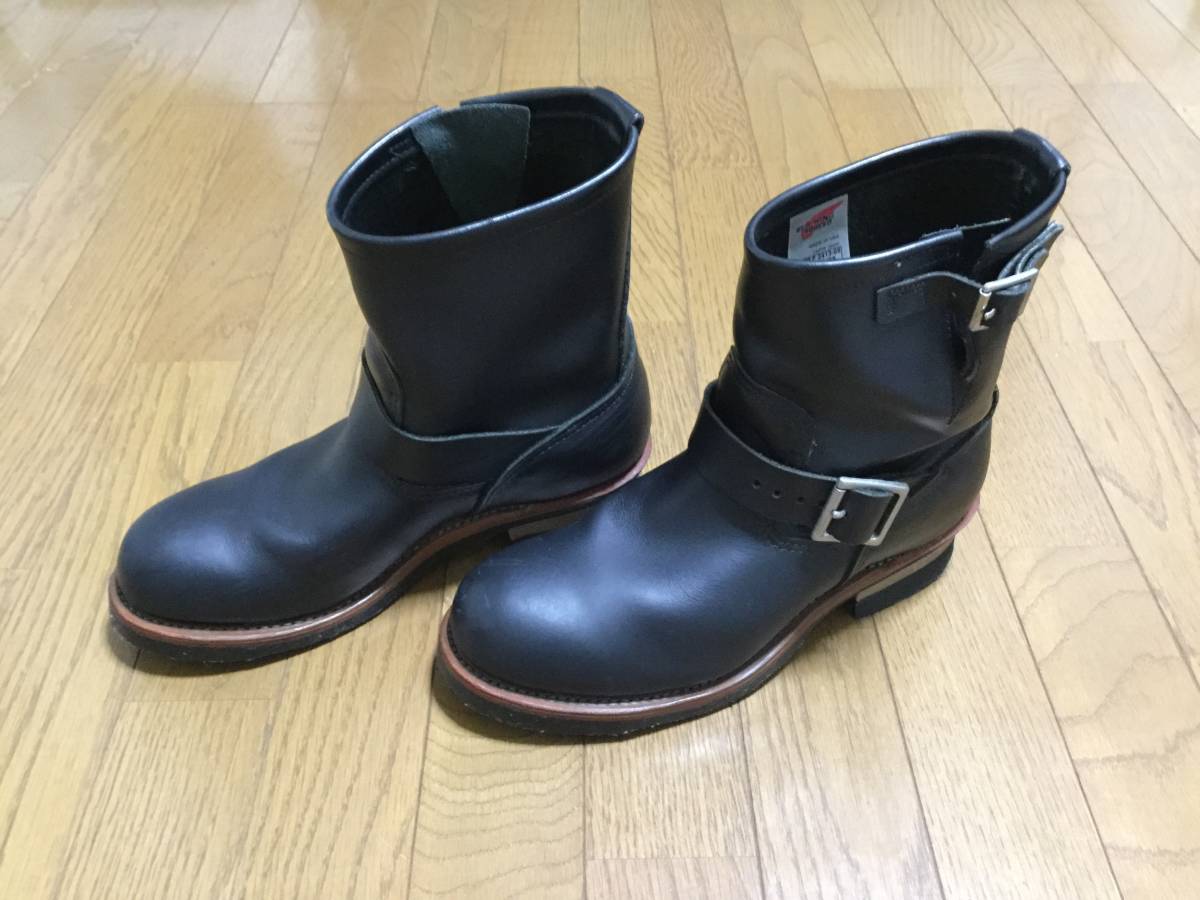 RED WING レッドウィング エンジニアブーツ ショート US8.5 26.5 美 