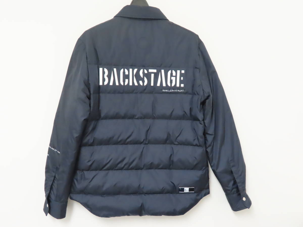 限定セール，HOT モンクレール フラグメント 藤原ヒロシ MONCLER FRAGMEN MAZE GIUBBOTTO BACKSTAGE ロゴ ダウンジャケット シャツ ブルゾン(0)｜売買されたオークション情報、yahooの商品情報をアーカイブ公開 - オークフ 男性用