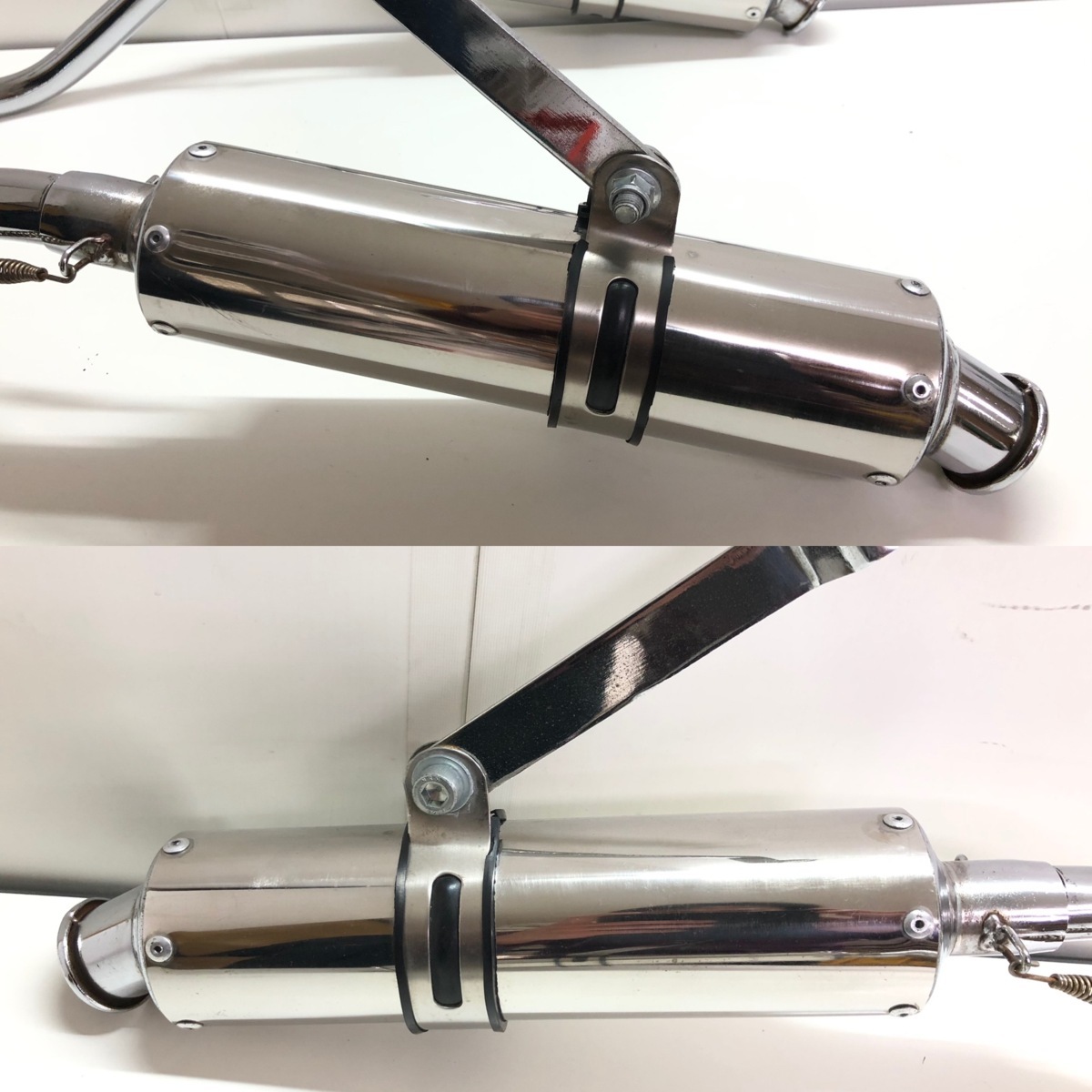 24) ホンダ モンキー 社外 ツインテール マフラー 2本 出し AB27-1002※※※ 12Ｖ 4速 ゴリラ B6