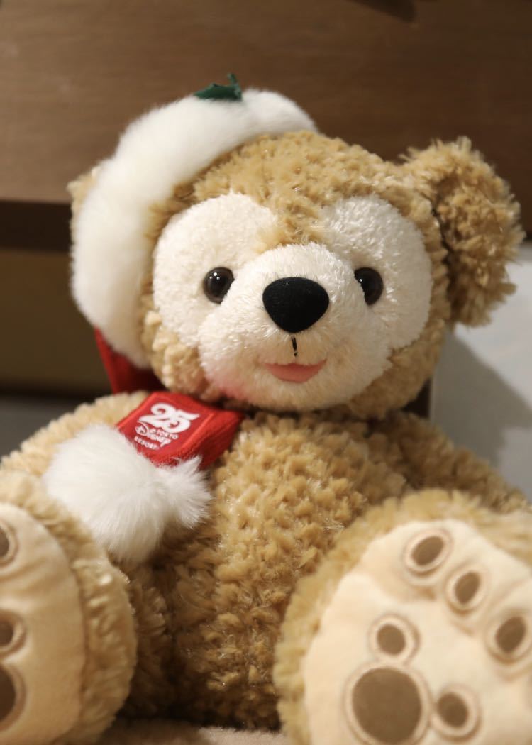 オープンマウス ダッフィー クリスマス ぬいぐるみ ぬいぐるみバッジ 