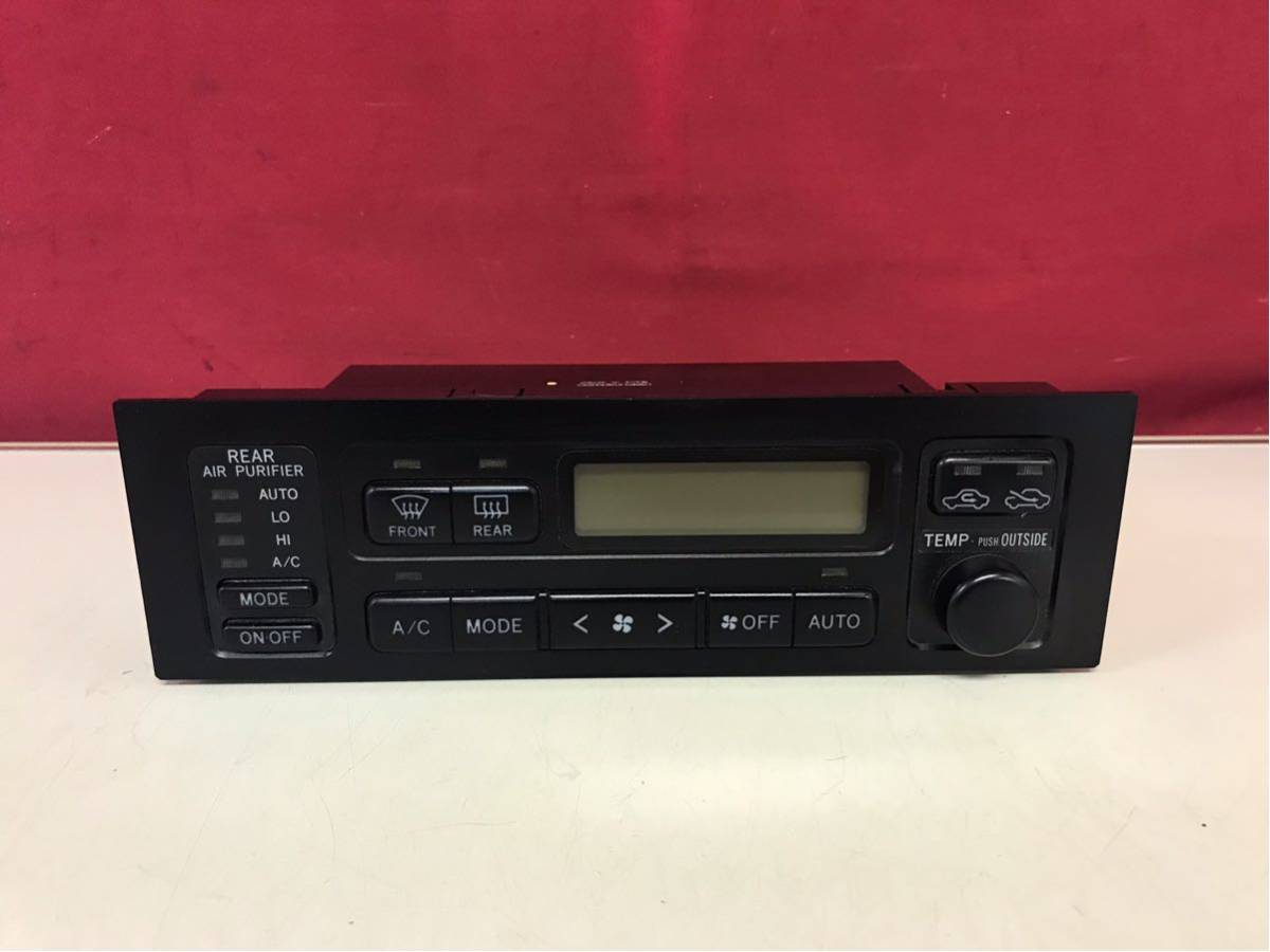 L0199 中古 希少 トヨタ クラウン マジェスタ JZS155 平成8年10月 純正 エアコンパネル スイッチ 55900-30851 動作保証