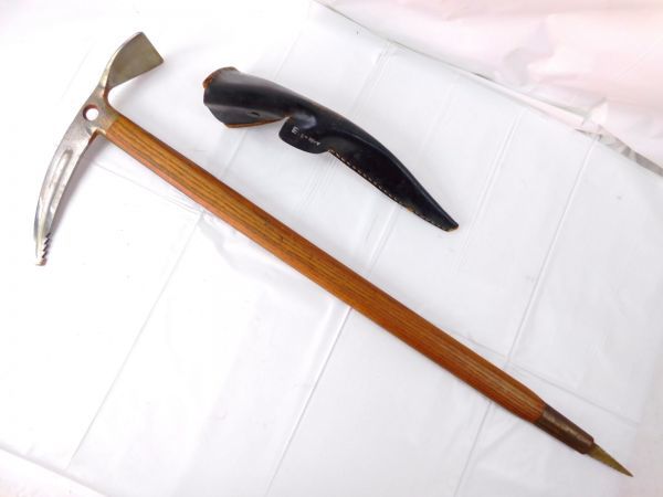  833 CL SIMOND CHAMONIX ピッケル 登山 SIMOND SUPER D 革カバー付き 長さ73.5cm 送料1200円~(ロッククライミング)｜売買されたオークション情報、yahooの商品情報をアーカイブ公開 - オークファン ロッククライミング