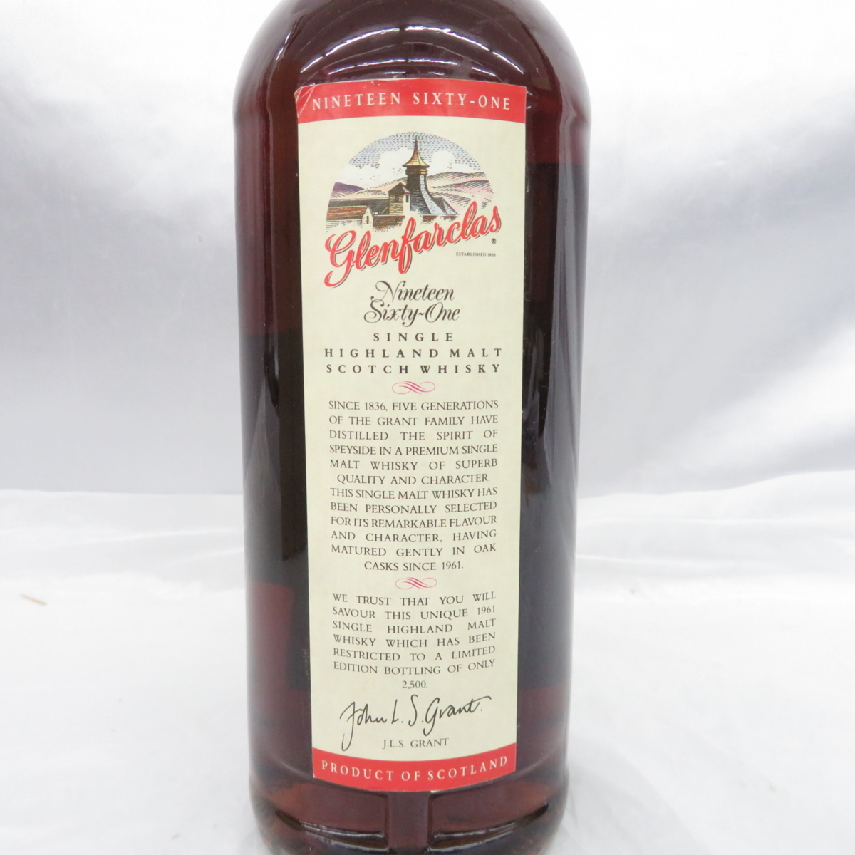 未開栓】グレンファークラス 1961 ウイスキー 750ml 43％ 箱あり 
