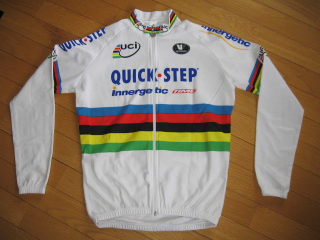 エティックス・クイックステップ 冬用長袖ジャージ 自転車競技 ロング