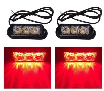 集光灯) レッド 覆面パトカー LED前面警告灯 Yahoo 赤色灯 警察