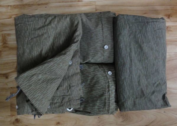 新品，人気SALE 国内発送 j998 旧東ドイツ軍テントシート 4枚セット(～3人用)｜売買されたオークション情報、yahooの商品情報をアーカイブ公開 - オークファン ～3人用