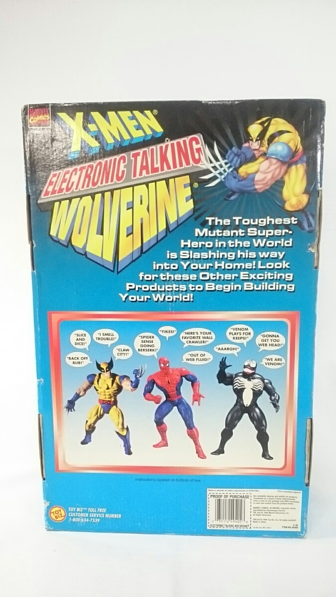 90s 90年代 X Men エックスメン Wolverine ウルヴァリン アメコミ アメトイ トーキング ビッグ フィギュア アクション ヴィンテージ Xメン 売買されたオークション情報 Yahooの商品情報をアーカイブ公開 オークファン Aucfan Com
