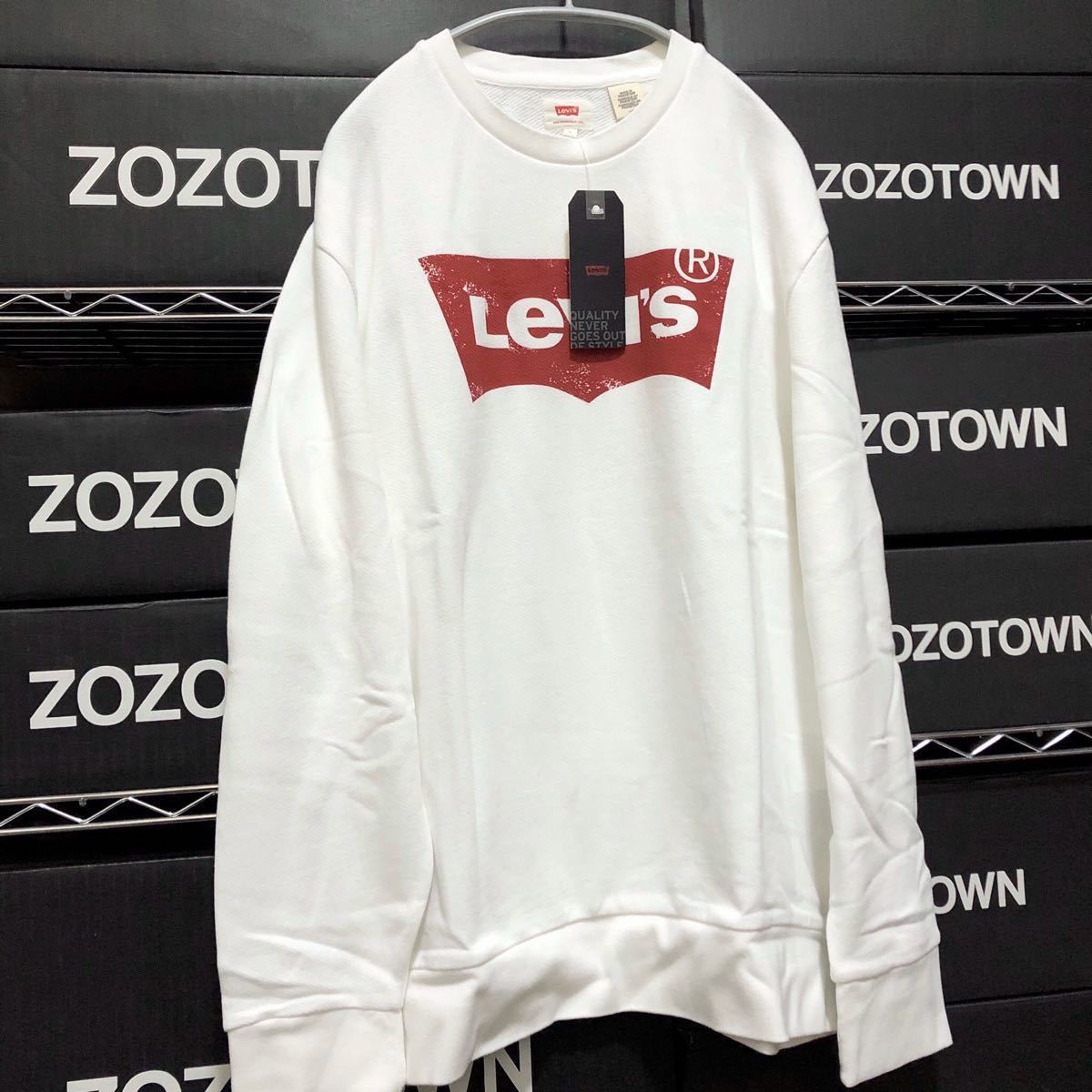 クルーネックスウェットシャツ グラフィック スウェット LEVI
