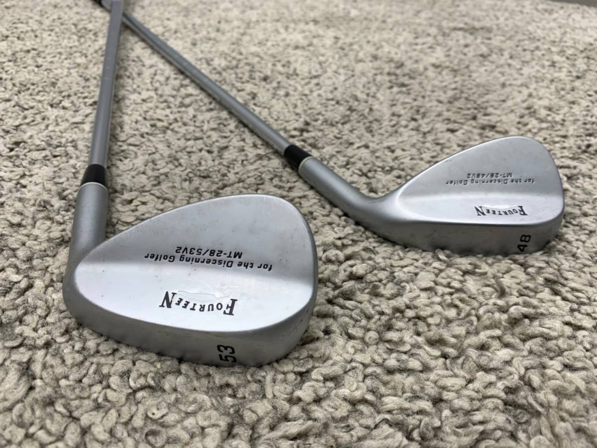 格安，新品 M3149 FOURTEEN ウェッジ2本set 48/53 MT-28/53V2(フォーティーン)｜売買されたオークション情報、yahooの商品情報をアーカイブ公開 - オークファン 男性右きき用