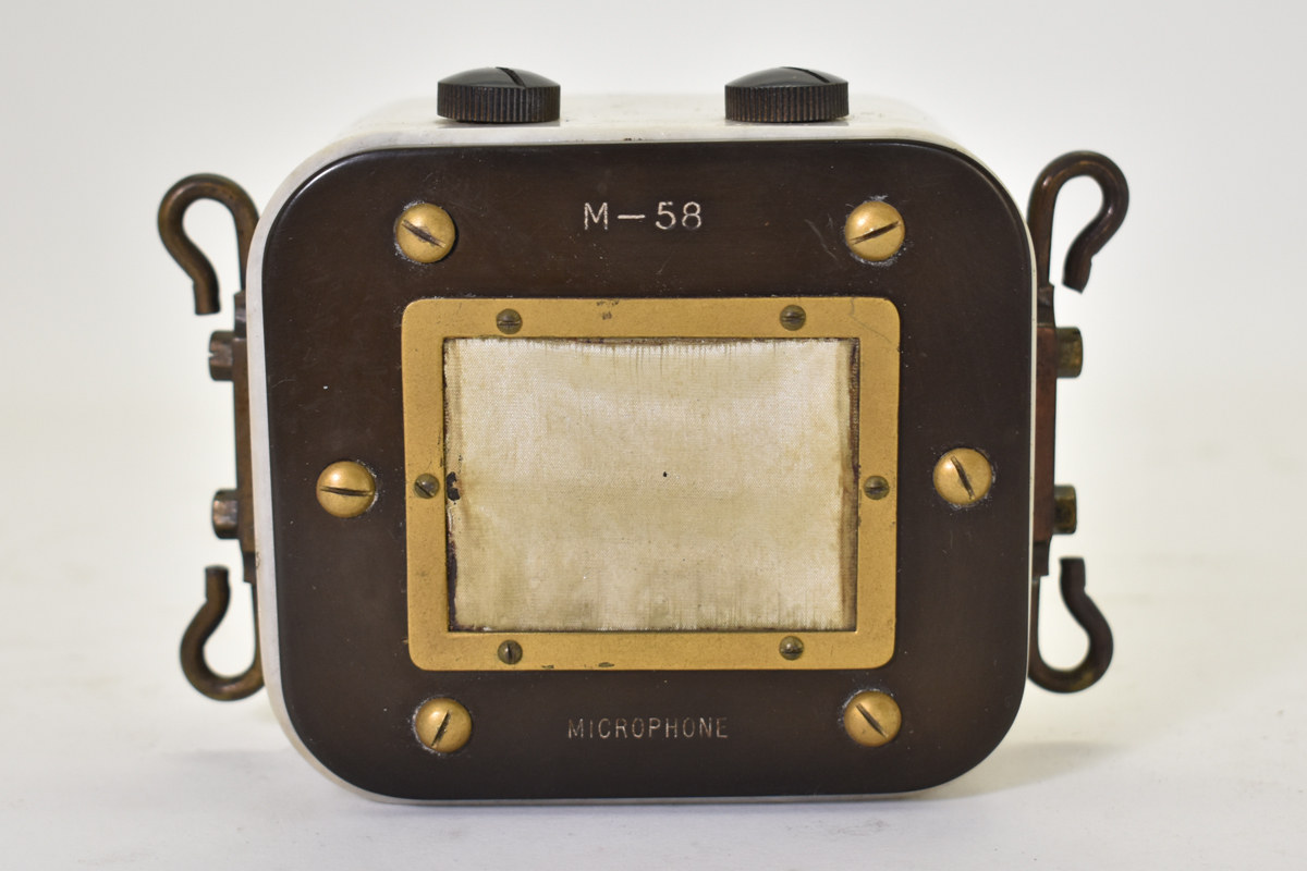 ライツ型マイク M-58 MICROPHONE マルコーニ ライツマイク 大理石 炭素