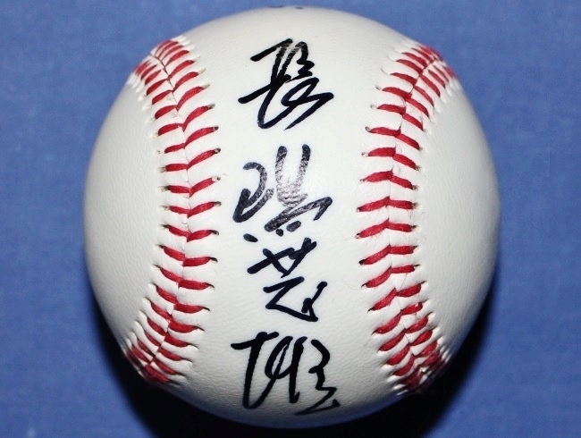 長嶋茂雄 [2000 V.]書込み直筆サインボール ONシリーズ日本一優勝年 巨人