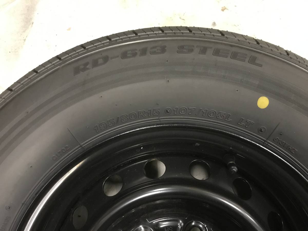 ハイエース 5型 新車外し ブリジストン エコピア 新車装着タイヤ 195