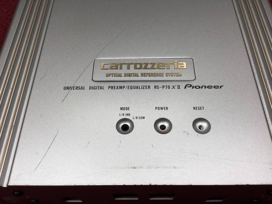 カロッツエリアRS-P70XⅡ カロッツェリアX RS-D7x＋RS-P70XⅡ【美品】 - メルカリ