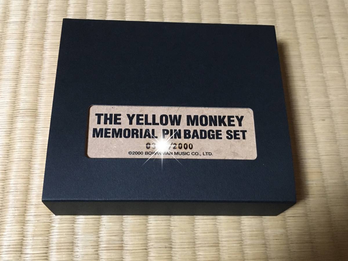 THE YELLOW MONKEY メモリアル ピンバッチセット THE YELLOW MONKEY ザ・イエローモンキー☆メモリアルピンバッジセット