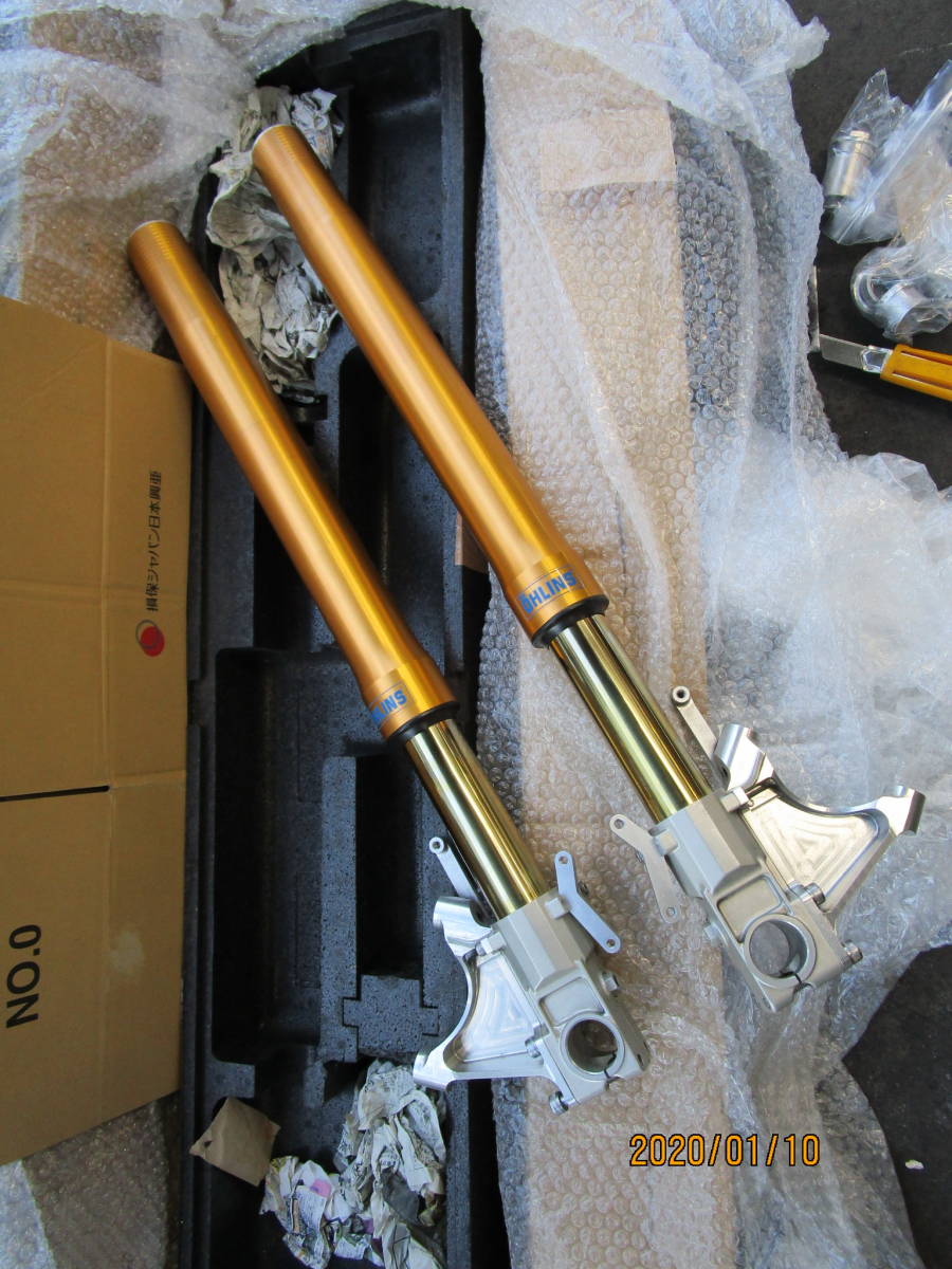【新作入荷，爆買い】 絶版激レア SC57 OHLINS Ｆフォーク & リアサス CBR1000RR SC57 04 07 用 FG329 & HO3470 オーリンズ(フロント)｜売買されたオークション情報、yahooの商品情報をアーカイブ公開 - オークファン ホンダ用