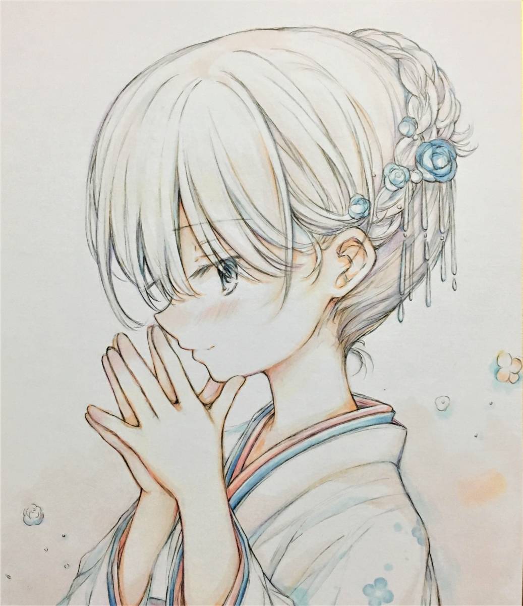 同人手描きイラスト色紙 オリジナル 令和の年明け 手描きイラスト 売買されたオークション情報 Yahooの商品情報をアーカイブ公開 オークファン Aucfan Com