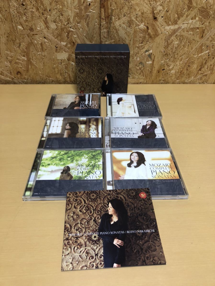仲道郁代 IKUYO NAKAMICHI MOZART COMPLETE PIANO SONATAS 6CD SET CD