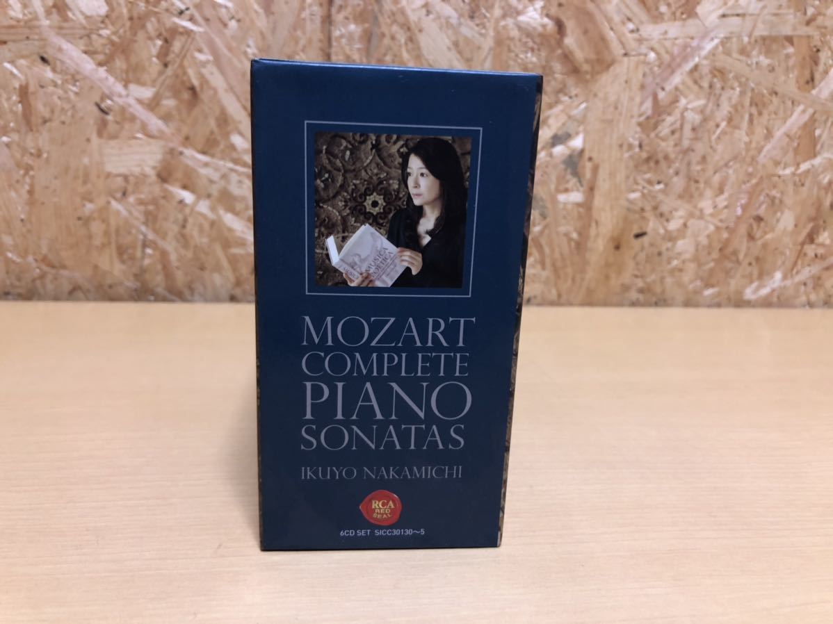 仲道郁代 IKUYO NAKAMICHI MOZART COMPLETE PIANO SONATAS 6CD SET CD