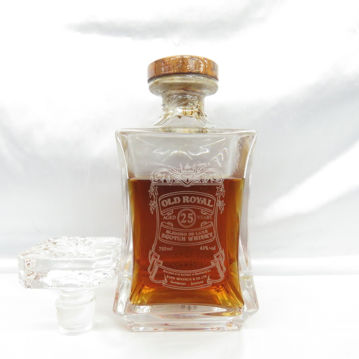 25年 ロイヤル クリスタルデキャンタ クリスタル 750ml OLD オールド