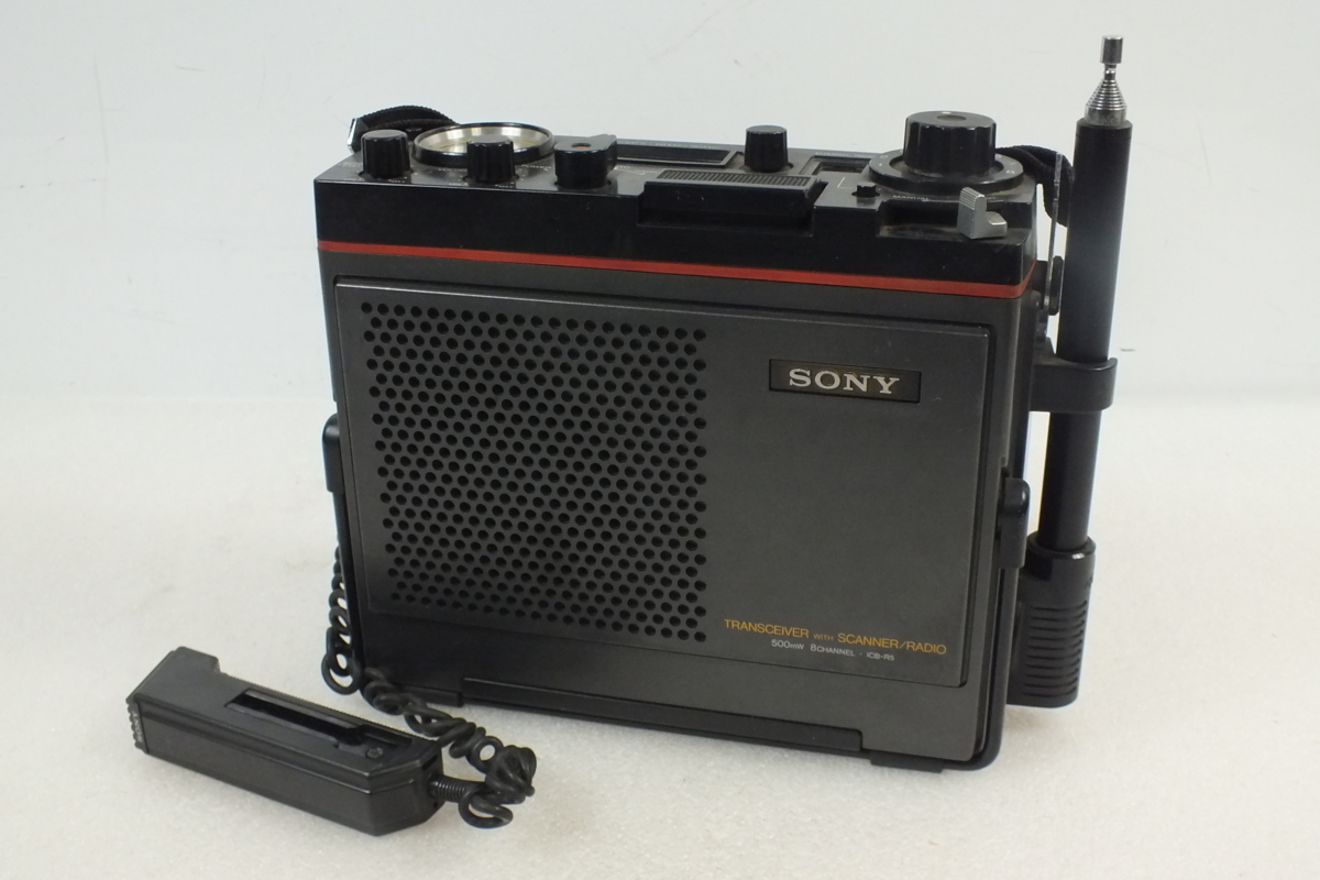 ☆SONY ハンディトランシーバー ICB-R5 ソニー 8ch CB無線機 市民