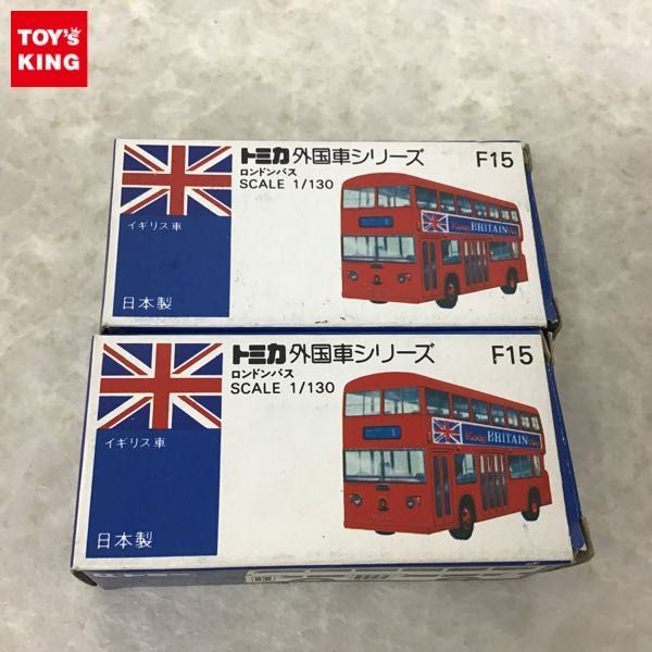 1円～ トミー 青箱トミカ 外国車シリーズ ロンドンバス 小田急創立20