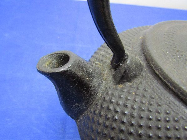 未使用保管品 鉄瓶 南部鉄器（171）霰文様 アラレ模様 茶道具　茶器　急須 鉄瓶 | 南部鉄器 「南部 - 名