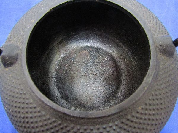 未使用保管品 鉄瓶 南部鉄器（171）霰文様 アラレ模様 茶道具　茶器　急須 鉄瓶 | 南部鉄器 「南部 - 名