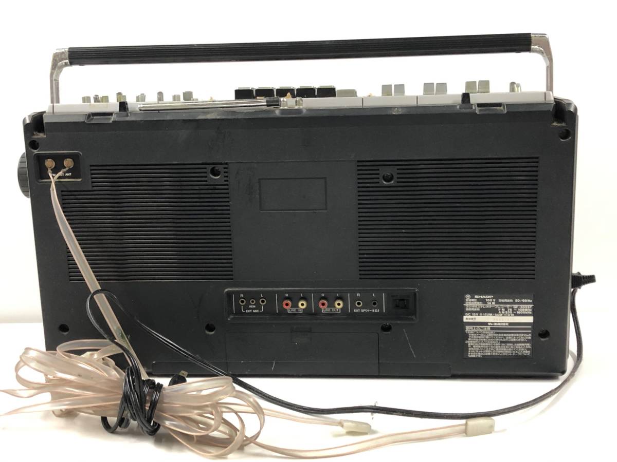 シャープ SHARP ラジカセ GF-508SB ラジオ付ステレオテープレコーダー
