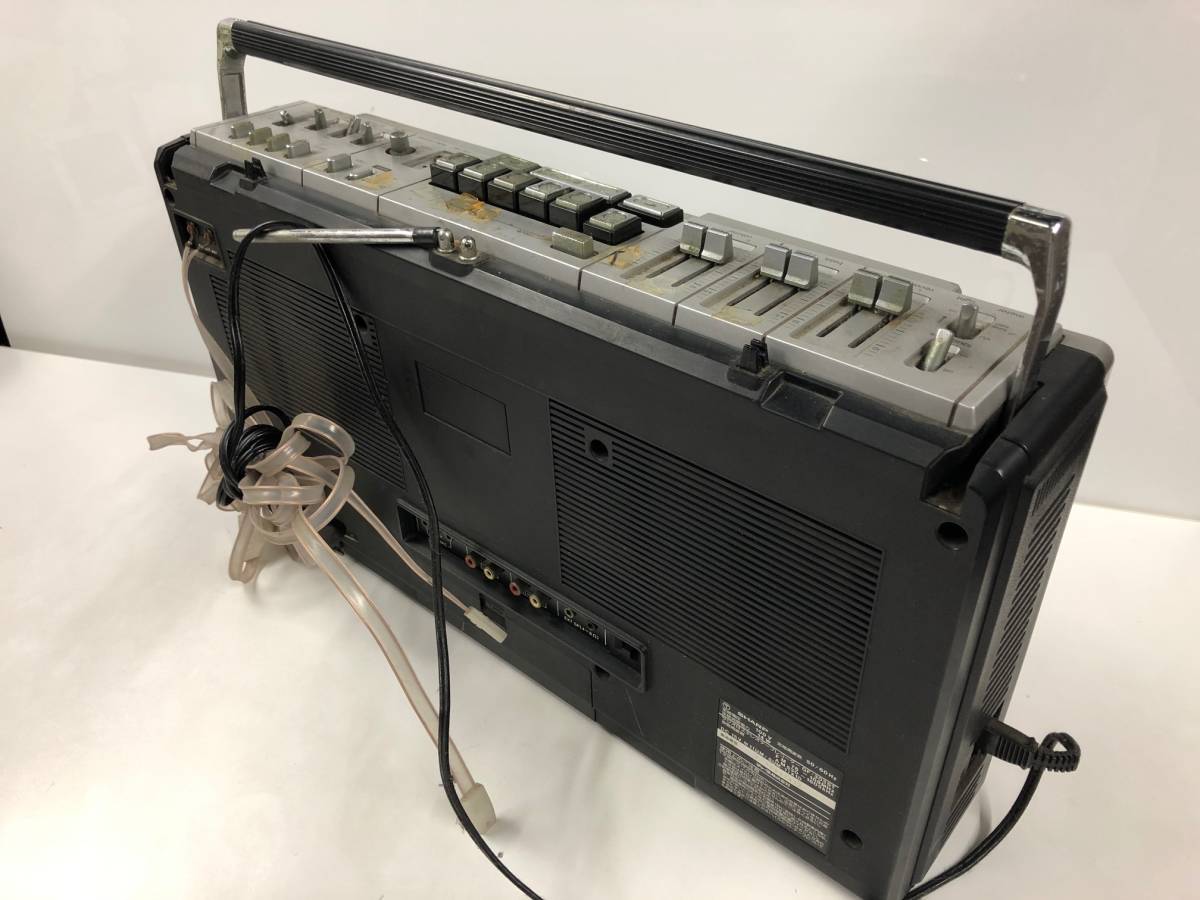 シャープ SHARP ラジカセ GF-508SB ラジオ付ステレオテープレコーダー