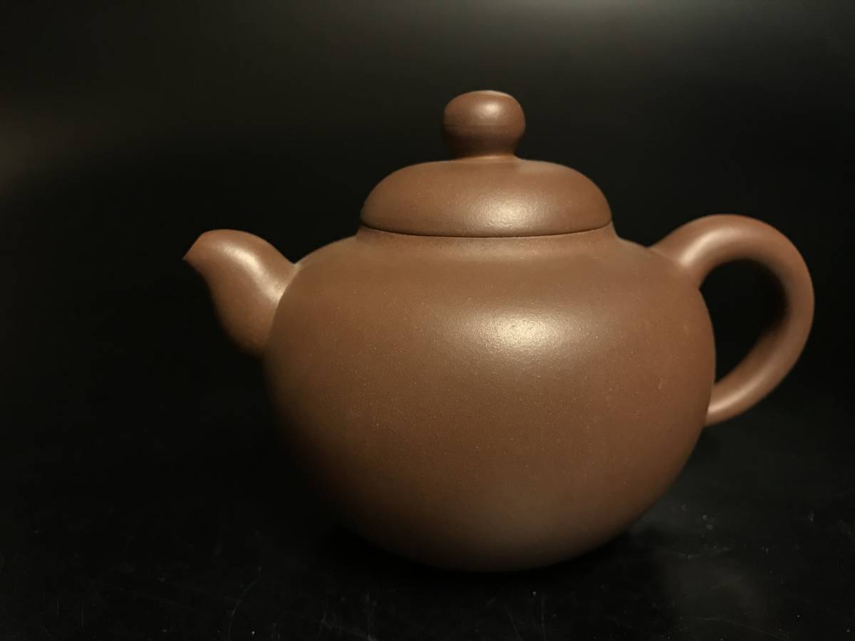朱泥 急須 煎茶道具 唐物 中国古玩 紫砂 中国宜興 旧家蔵出清朝期