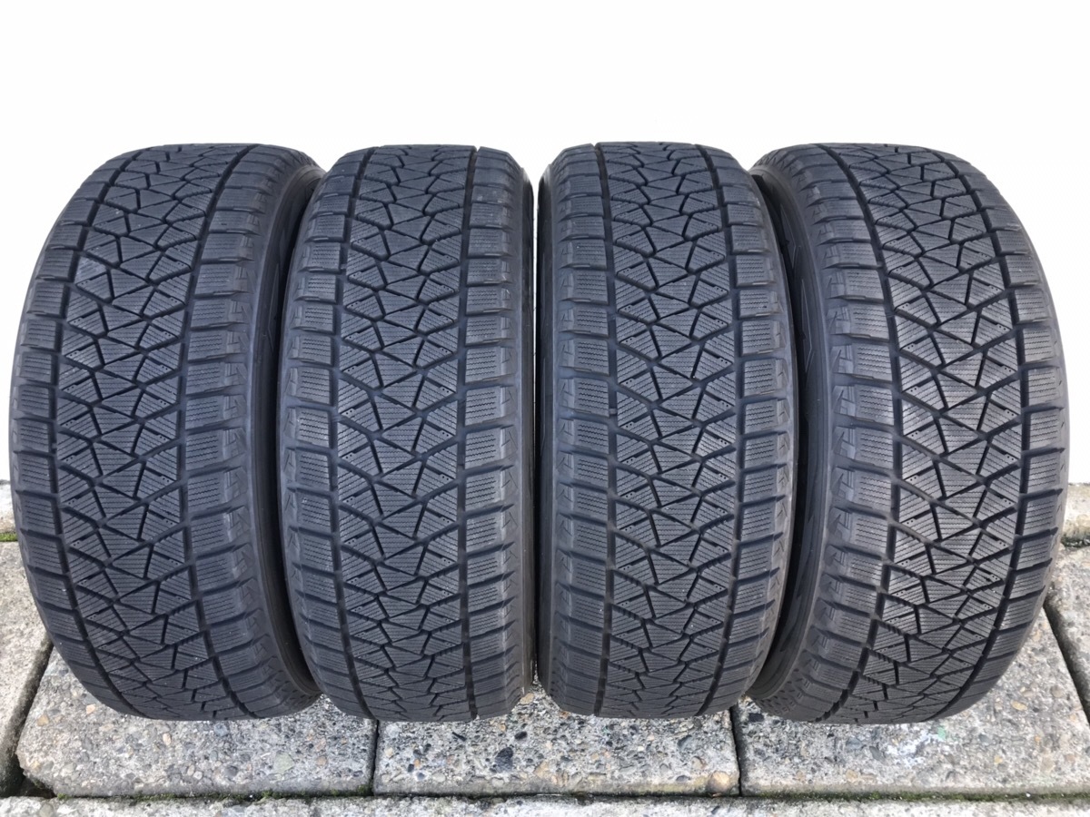 程度良好 ブリヂストン DM-V2 225/55R18 スタッドレス 4本 残溝 