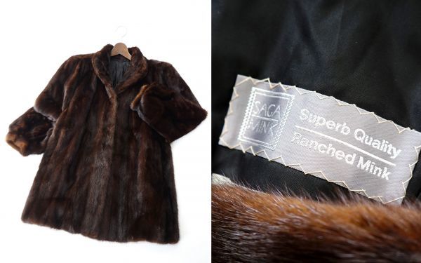 コート saga mink(サガミンク)の通販 本毛皮コート サガロイヤル 金