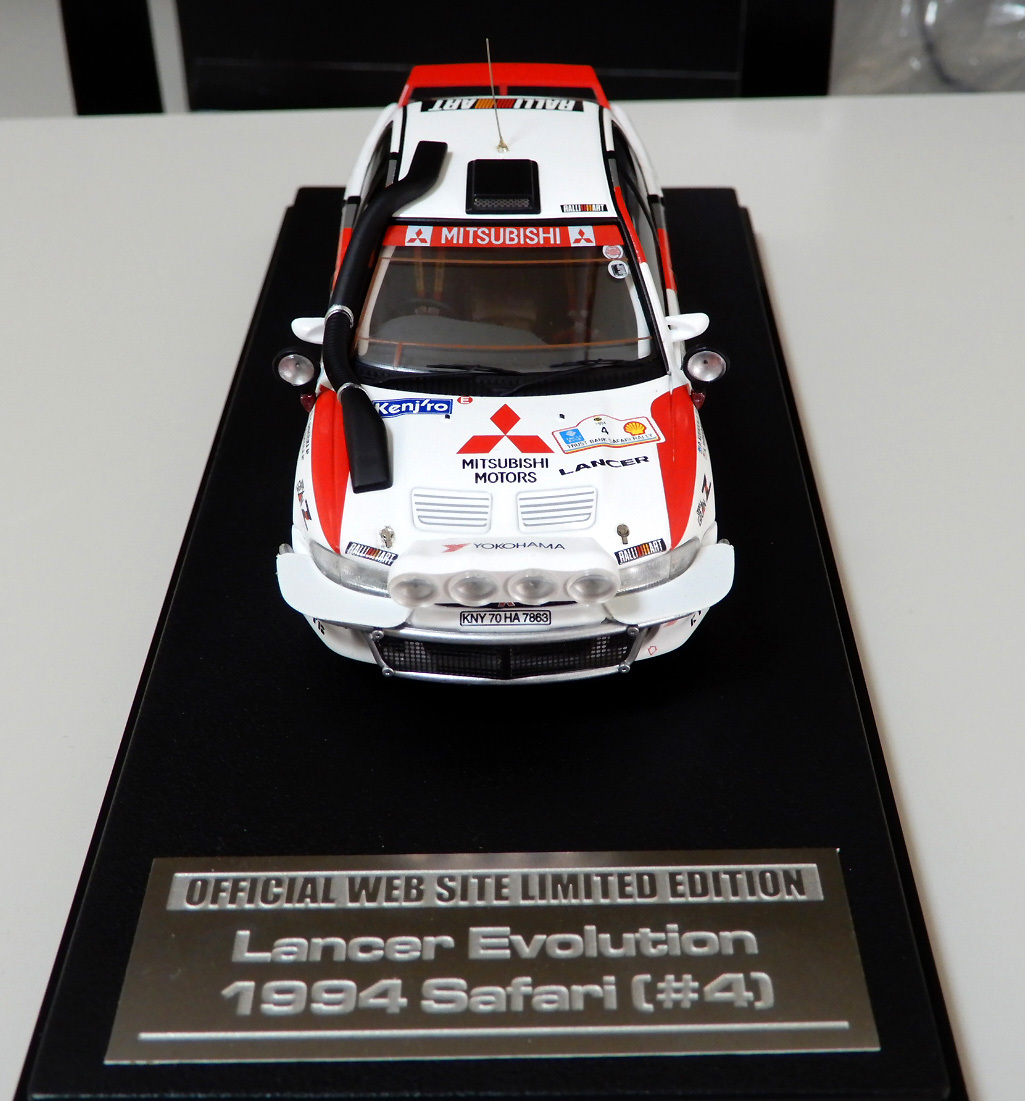 ○1/43○HPI○三菱○ランサー エボリューション○篠塚健次郎○SAFARI