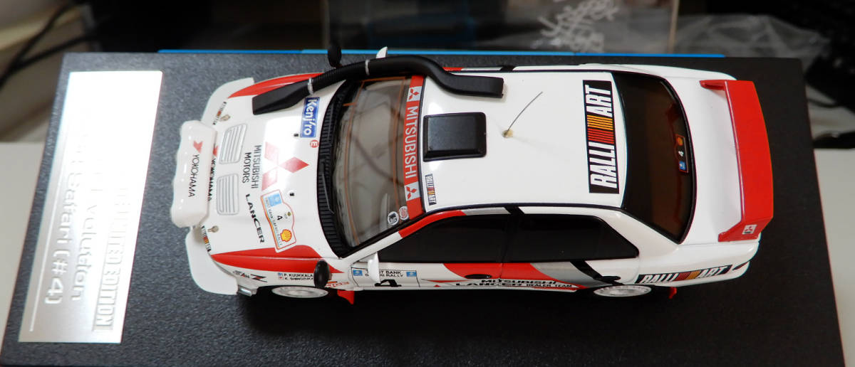 ○1/43○HPI○三菱○ランサー エボリューション○篠塚健次郎○SAFARI