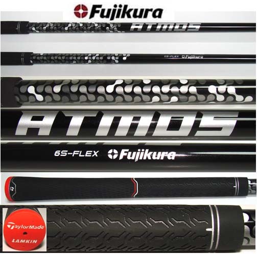 美品★テーラーメイド★1W用スリーブ付きシャフト★US Fujikura ATMOS BLACK 6S 66g
