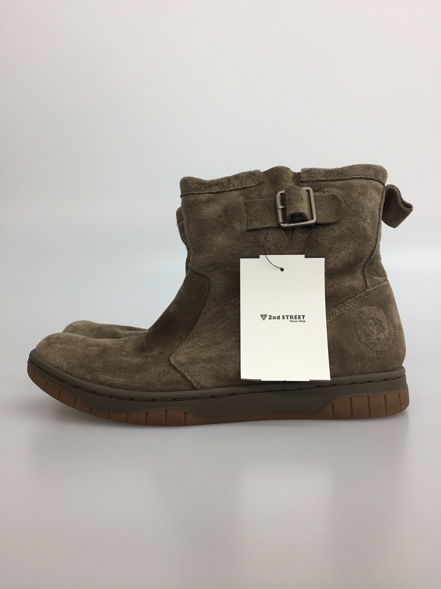 DIESEL◇エンジニアブーツ/27cm/BRW/ブラウン/スウェード/F12-05-CW