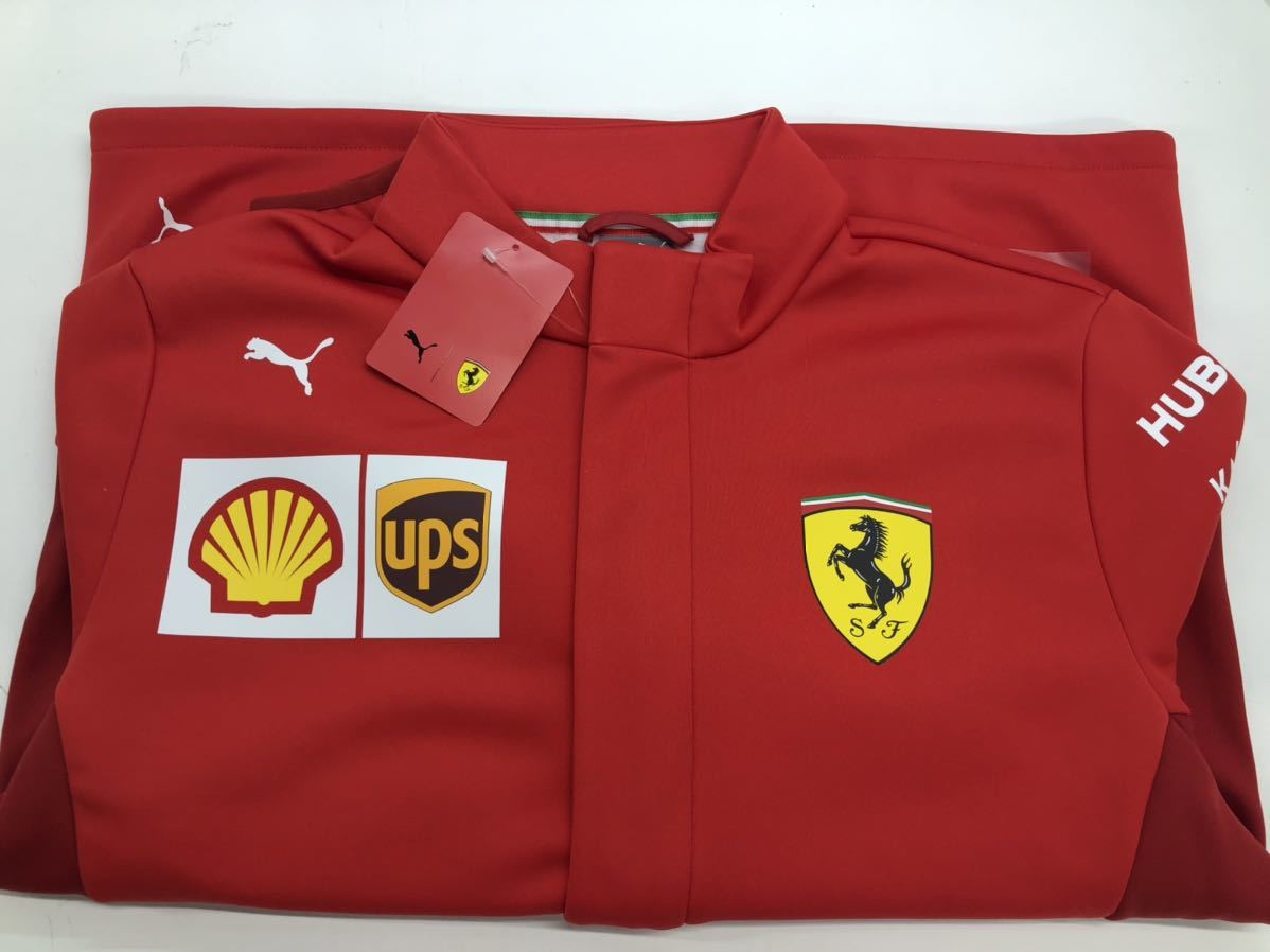 お得，定番 130H540 1円 PUMA&times;Ferrari 2019 秋冬 AW ソフトシェルジャケット 763021-02 Lサイズ プーマ フェラーリ レッド(F1)｜売買されたオークション情報、yahooの商品情報をアーカイブ公開 - オークファン F1