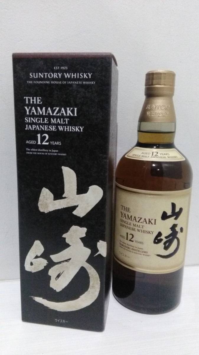 山崎12年 700ml 43度 サントリーウイスキー 1本 カートン(化粧箱