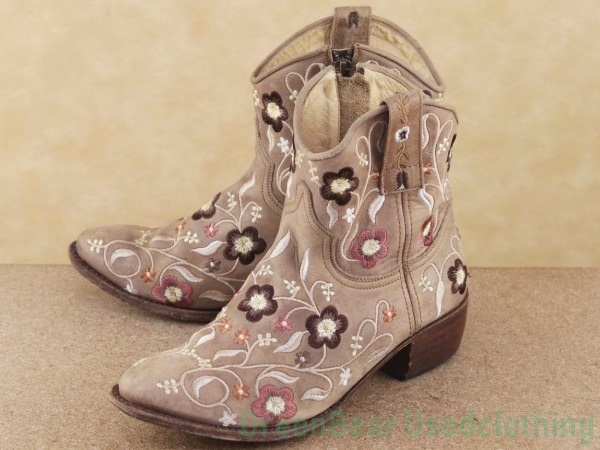 最安値，限定SALE H361 スペイン製 SENDRA センドラ ショートブーツ 茶 ブラウン 花柄 レディース 24cm(24.0cm)｜売買されたオークション情報、yahooの商品情報をアーカイブ公開 - オークファン 24.0cm