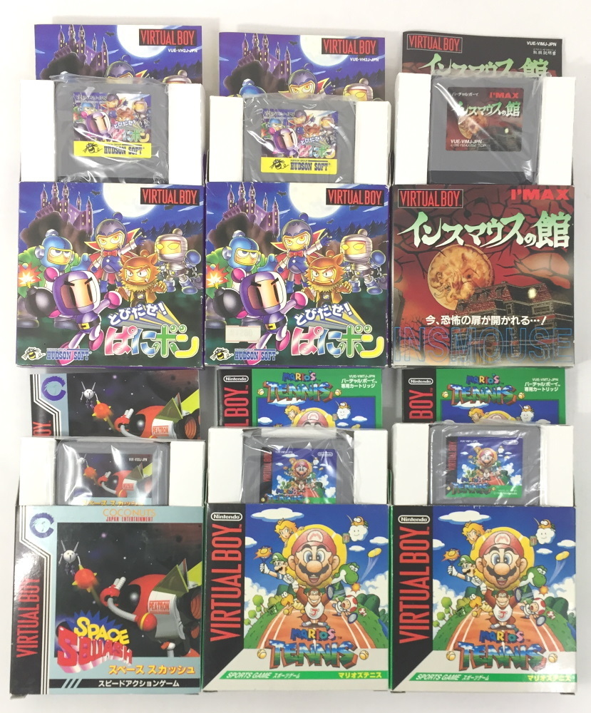 E409☆バーチャルボーイ/ VIRTUAL BOY 専用ソフトセット売り / 中古