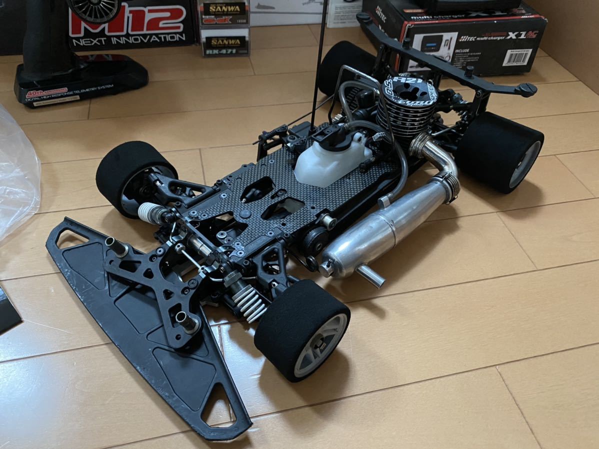 無限精機 MRX-6 エンジン マフラー メカ プロポ 新品ボディ 充電器付き
