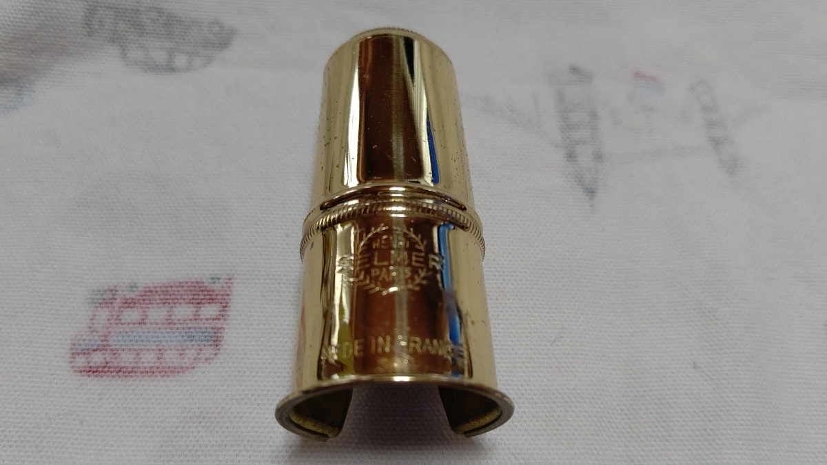 セルマー ソプラノサックス 旧型リガチャー＆キャップ セルマー Selmer