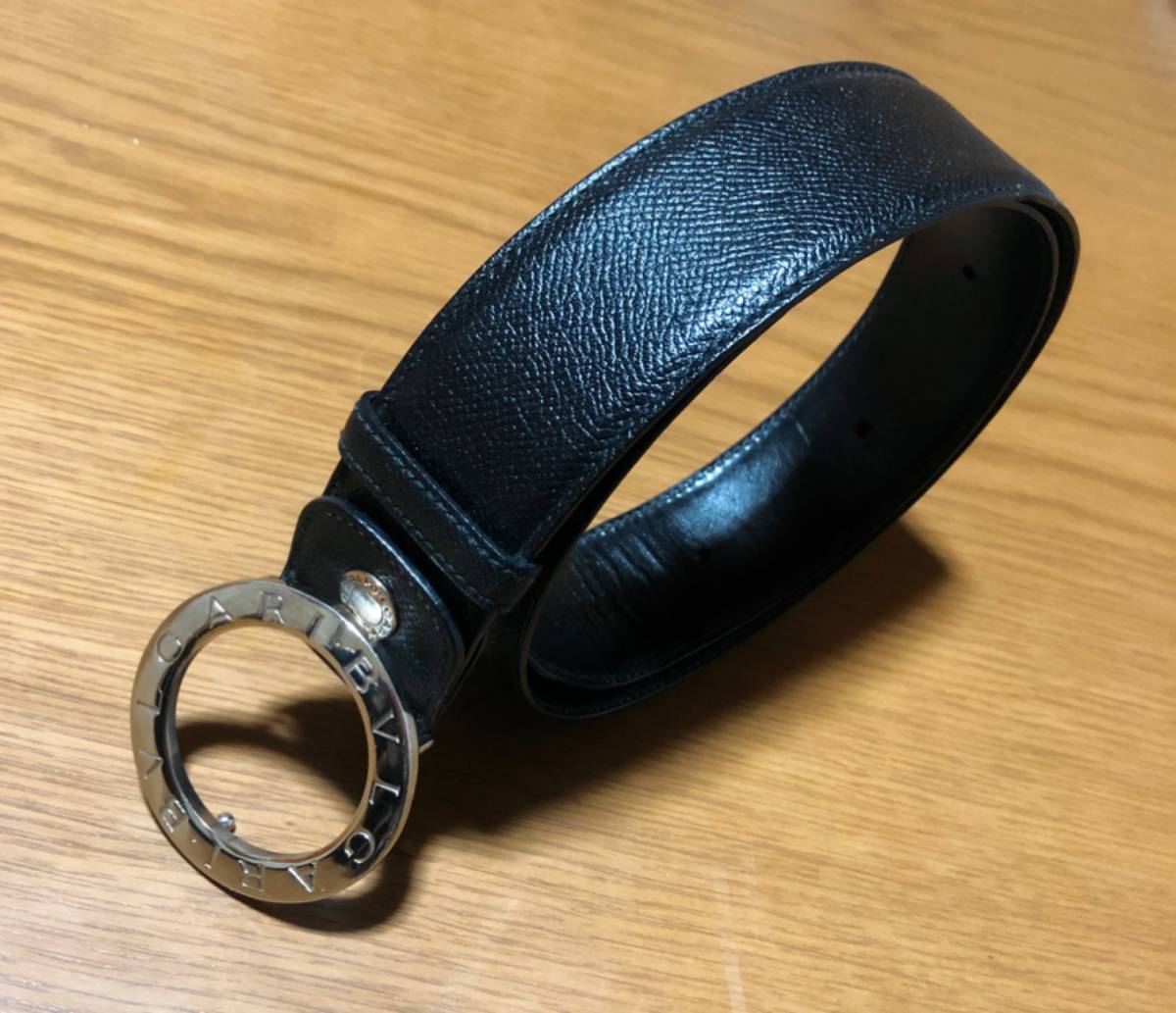  1円 BVLGARI レザー ベルト ブルガリブルガリメンズ レディース ブラック 全長90cm 幅4cm ブルガリ(服飾小物)｜売買されたオークション情報、yahooの商品情報をアーカイブ公開 - オークファン 服飾小物