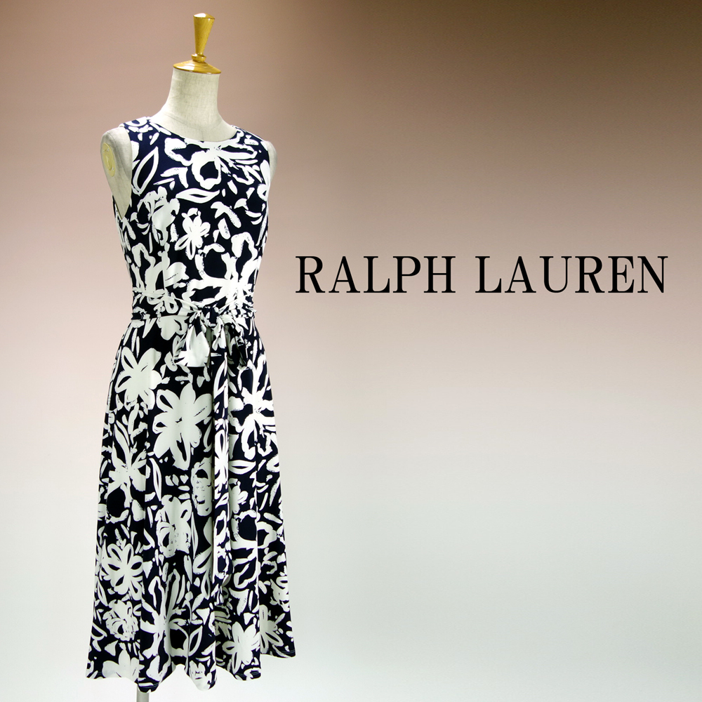 Lauren RalphLauren ★花柄★半袖ひざ丈ワンピース Lauren RalphLauren ☆花柄☆半袖ひざ丈ワンピース Fashion Women