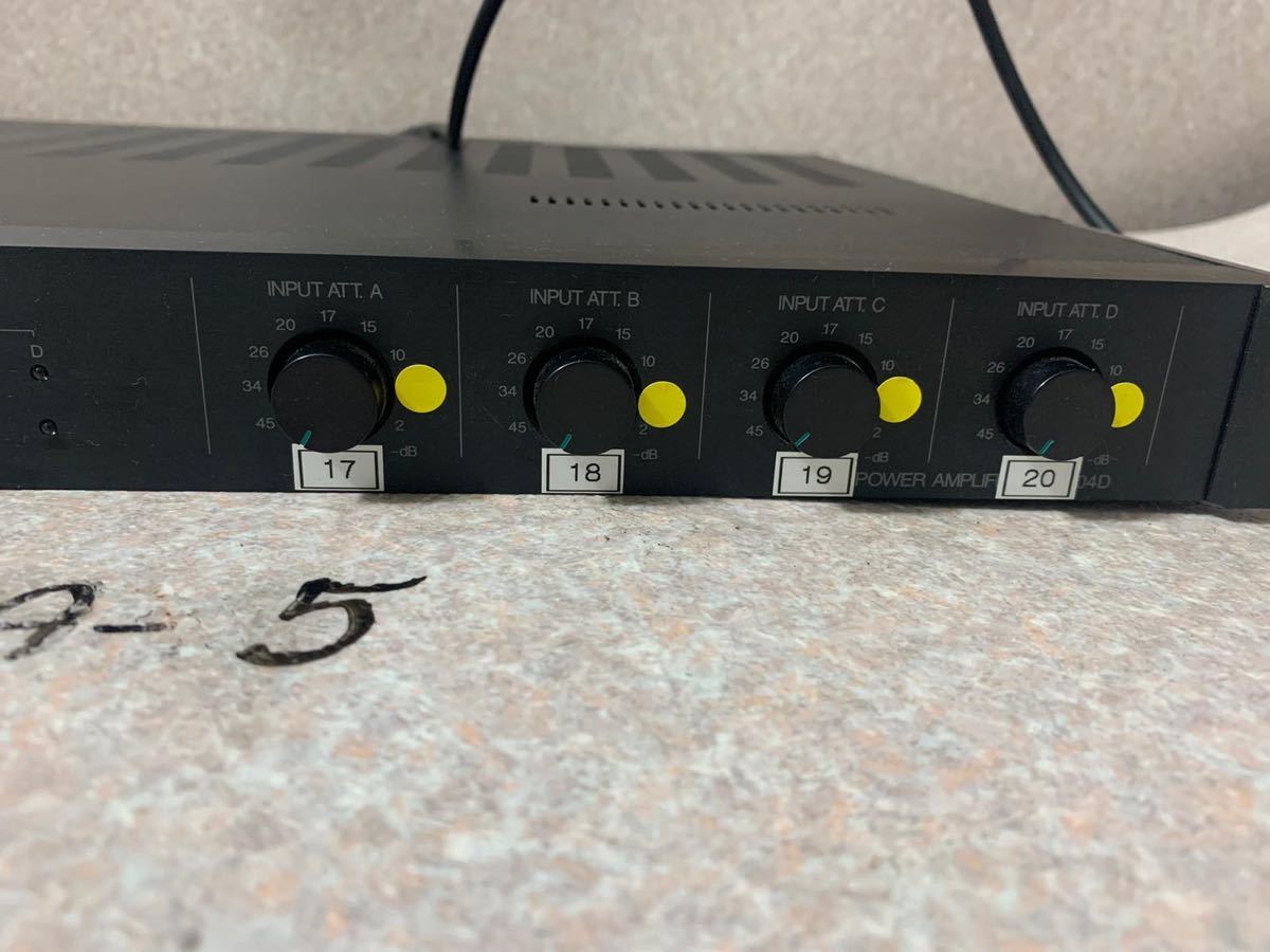 UNI-PEX APA-104D デジタルパワーアンプ動作品 UNI-PEX社製 APA-104D